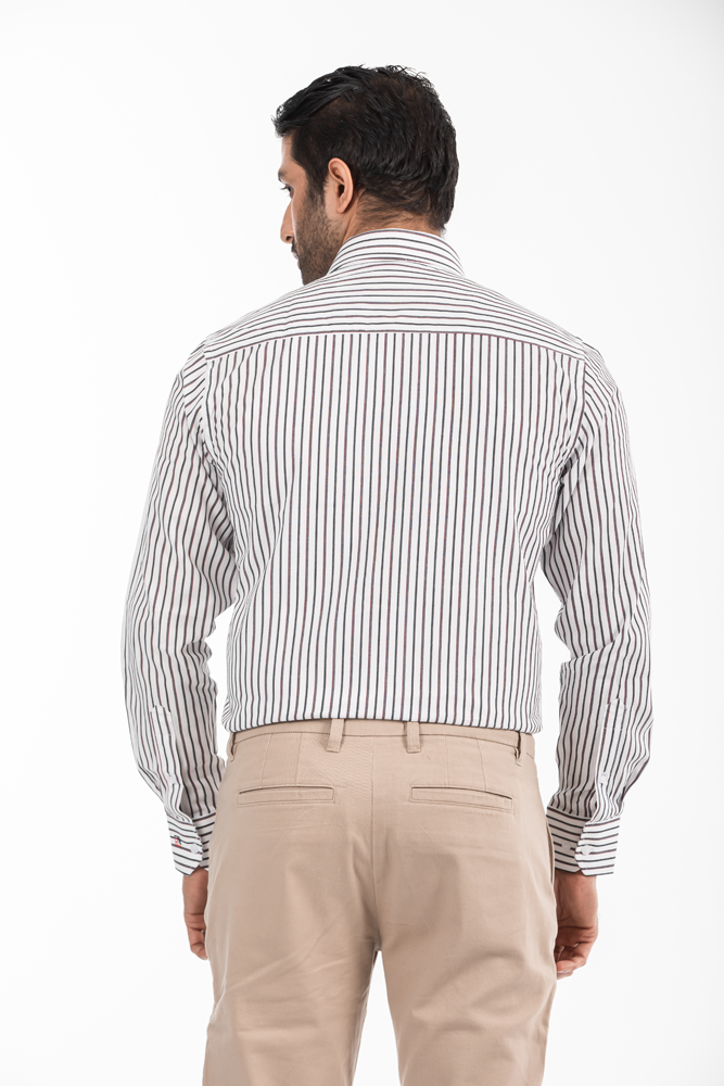 Men's Slim Fit Long Sleeve No Button Down Shirt
