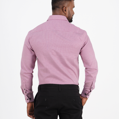 Men's Long Sleeve Regular Fit Checkered Shirt