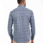 Men's Rooftop Long Sleeve Floral Print Shirt for Men