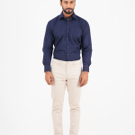 Men's Regular-Fit Long-Sleeve Cotton Shirt