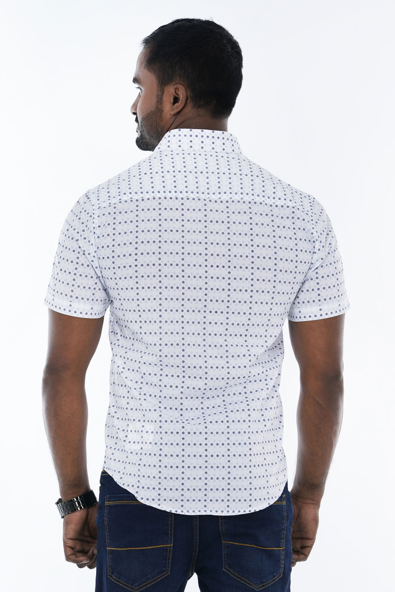Men's Short Sleeve Slim Fit Casual Shirt
