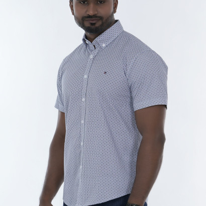 Men's Slim-Fit Short-Sleeve Regular-fit Shirt