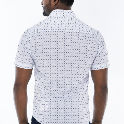 Men's Short Sleeve Slim Fit Casual Shirt