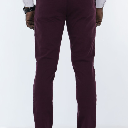 Men's Slim-Fit Flat-Front Chino Pant