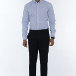 Men's Cotton Long Sleeve Button Down Check Shirt