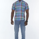 Men's Short Sleeve Casual Button Down Shirt