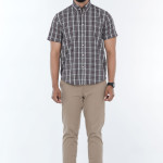 Men's Full Cotton Short Sleeve Button Down Shirt