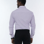 Men's Dress Regular Fit Long Sleeve Stripe Shirt