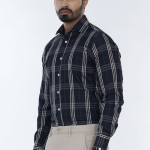 Men's Slim-Fit Long-Sleeve Formal Cotton Shirt