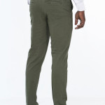 Men's Chino Flat Front Straight Slim-Fit Pant