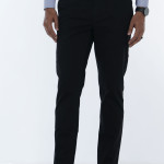 Men's Chino Flat Front Straight Slim-Fit Twill Pant