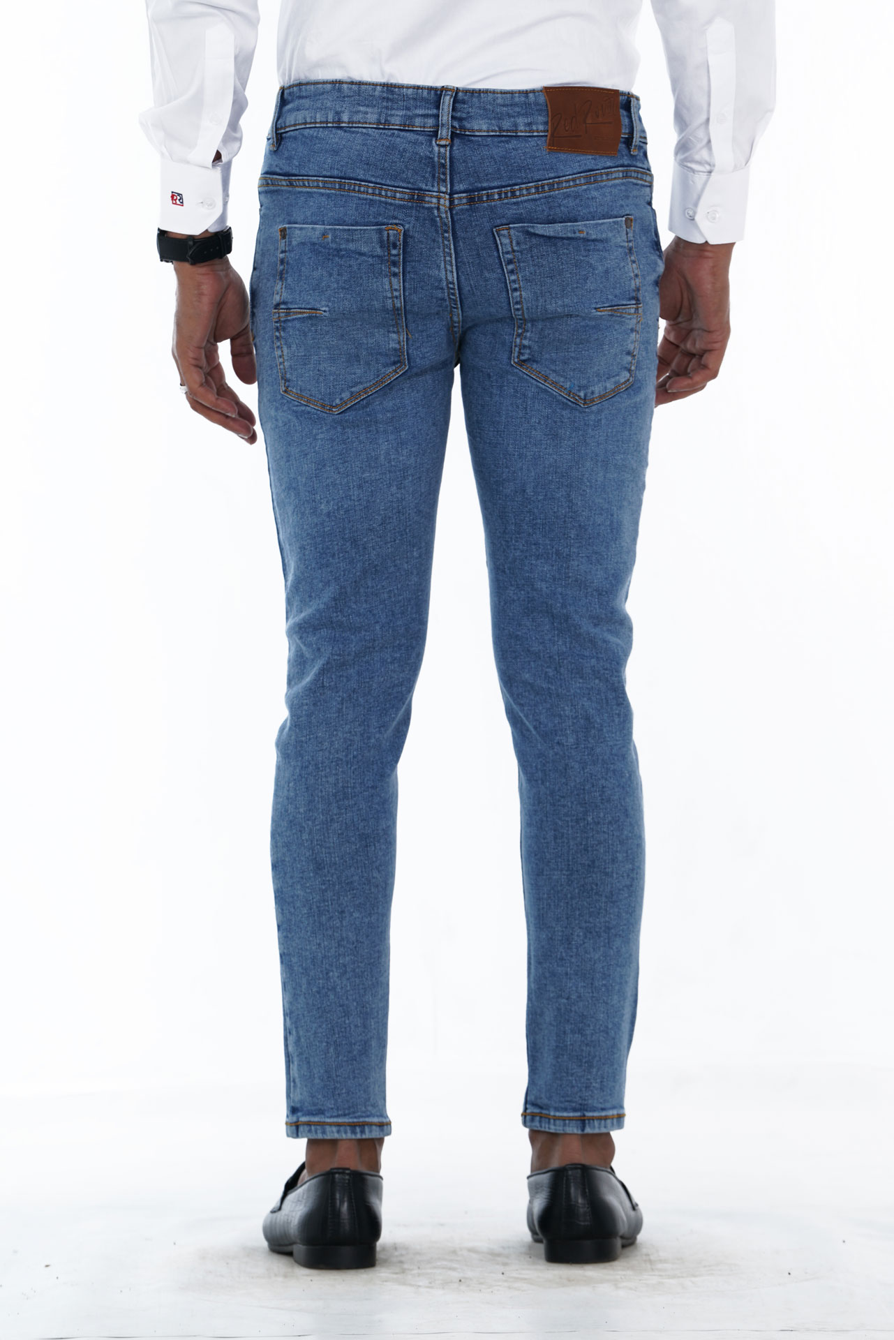 Redrover Men's Modern Slim Fit Denim Pant