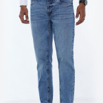 Mens Classic Slim Fit Relaxed Denim Jeans